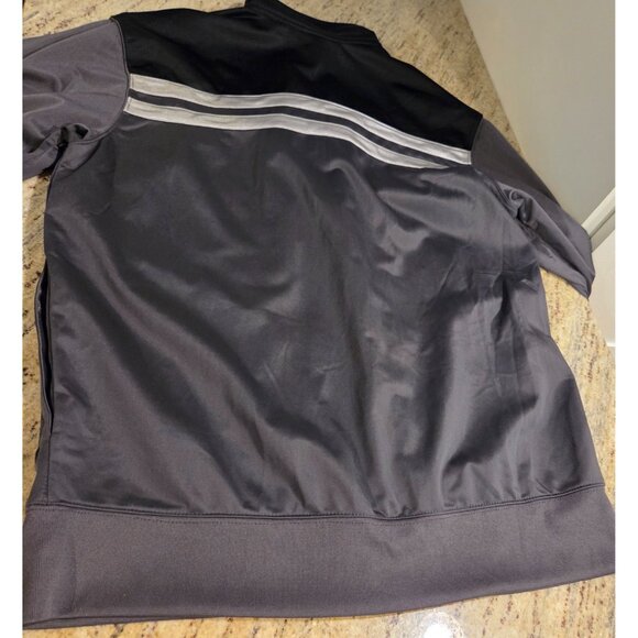 Nordictrack Gray Black Full Zip Track Jacket Size L Athletic Workout - Picture 13 of 14